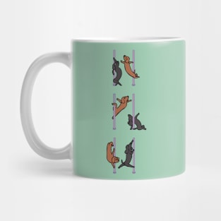 Dachshund Pole Dancing Club Mug